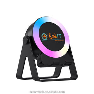 Support de téléphone sans fil <span class=keywords><strong>Samtech</strong></span> ZF18 RGB avec haut-parleur mini, compatible tablette, rotation à 360 degrés, support de haut-parleur super puissant - Product Image 6