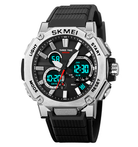 Montres analogiques-digitales de luxe pour hommes résistantes aux chocs, SKMEI 2219, montre-bracelet pour hommes, sportive, course à pied - Product Image 5