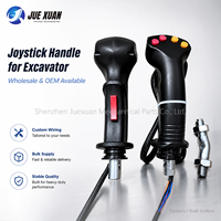Manette de commande hydraulique multifonction à 5 boutons Juexuan, garantie 1 an, pour les machines forestières, les harvesteurs et les excavateurs
