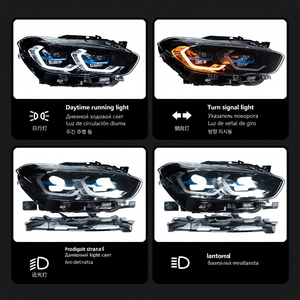 Faro LED JYF per BMW Serie 1 <span class=keywords><strong>F20</strong></span> <span class=keywords><strong>F21</strong></span> 2015-2018, Stile M4 Laser Modificato, DRL 6000 Lumen 12V, Nuova Luce di Svolta Golden Eye - Product Image 4