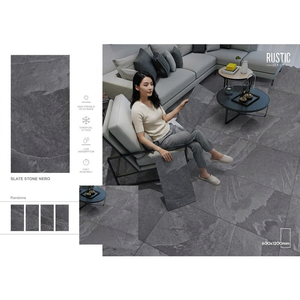 Cement Grey Concrete Look Porcelain Tiles 24x48 Inch <b>Matte</b> <b>Floor</b> Wall Surface - Product Image 6
