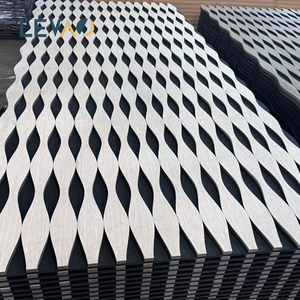 Chất lượng cao cách âm tấm Tường MDF akupanel gỗ Slatted Acoustic Bảng điều chỉnh cho trang trí nội thất tường và trần nhà - Product Image 6