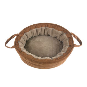 Proveedor líder de mascotas <span class=keywords><strong>Jema</strong></span> cama de nido de perro de lujo personalizada suave polar y gamuza moderna bolsa de transporte para perros y gatos - Product Image 1