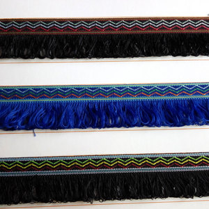 Rifiniture in pizzo con bordo in pizzo Jacquard con motivo etnico WO002 - Product Image 5