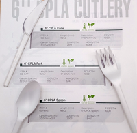 Vaisselle jetable de luxe biodégradable en CPLA pour la livraison de repas en voyage – Vente en gros usine 2026