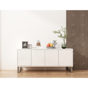 NOVA <span class=keywords><strong>Buffet</strong></span> <span class=keywords><strong>laqué</strong></span> brillant Salon Antique Salle à manger <span class=keywords><strong>Buffet</strong></span> <span class=keywords><strong>Buffet</strong></span> Organisateur Cabinet Avec Rangement - Product Image 2