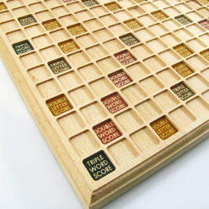 Plateau de jeu de table en bois parfait pour les fêtes d'Halloween Autres célébrations! Idées cadeaux d'<span class=keywords><strong>anniversaire</strong></span> Noël Croix Mot Party Favors - Product Image 5