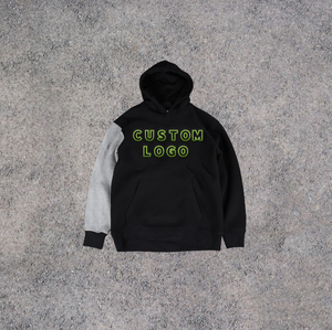 Automne décontracté tricoté 100% laine survêtement ensemble pantalons de survêtement évasés à capuche hommes survêtement personnaliser surdimensionné respirant fermeture éclair - Product Image 2