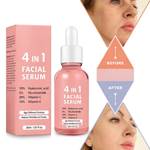 Nouveau sérum facial 4 en 1, 30% de vitamine C, 5% de niacinamide, 10% de vitamine E, soin hydratant pour la peau, sérum pour le visage - Product Image 2