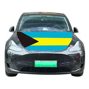 Capô de carro Bahamas 120x150cm capa de capô de carro resistente ao desgaste e durável para bandeira