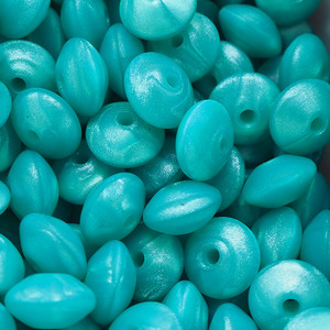 Perles en silicone multicolores 12*7mm, très vendues, pour bricolage, écologiques et non toxiques - Product Image 2