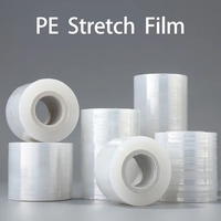 Film étirable vert mini PE de qualité industrielle pour emballage de palettes résistant à l'humidité