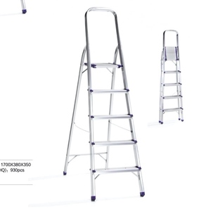 <span class=keywords><strong>5</strong></span> a 8 Pasos unir estado Popular diseño compacto hogar <span class=keywords><strong>escalera</strong></span> <span class=keywords><strong>de</strong></span> aluminio con pasamanos - Product Image 2