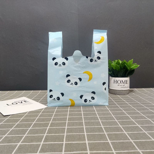 Sacs en plastique HDPE personnalisés avec logo imprimé, couleurs populaires, pour T-shirts, courses, salades, sushis, gelées – Utilisation sécurisée – Vente en gros - Product Image 5