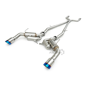 Système d'échappement Catback pour <span class=keywords><strong>Infiniti</strong></span> FX45 4.5L <span class=keywords><strong>V8</strong></span> 2003-2013 en acier inoxydable, silencieux de performance racing, amélioration du son - Product Image 2