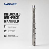 Rak Manifold Pendingin Cair, Manifold Pendingin untuk GPU, Cold Plate Server Rack, Data Center, CDU, UQD, Port Quick Disconnect