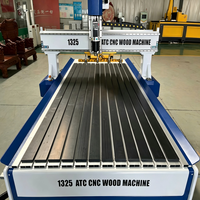 Router CNC Lineal Económico con ATC y 6 Cortadores, Cargador de Herramientas para Trabajos en Madera