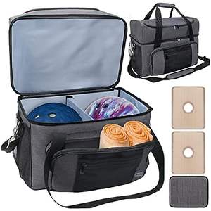 Sac de bowling Brunswick double roulettes de l'usine BSCI avec compartiment à chaussures et grande capacité à multiples poches - Product Image 1