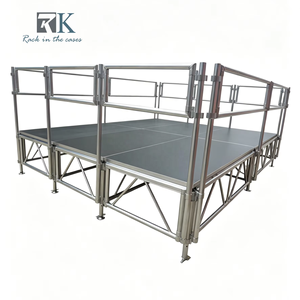 Aluminum <b>Stage</b> Portable <b>Stage</b> Mobile Performance Music <b>Stages</b> <b>Platform</b> Wedding Plywood <b>Stage</b> - Product Image 1