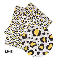 136 Cm * 30 Cm Professionnel Agressifs Personnalisés Imprimé Léopard Tissu Simili Cuir Synthétique Pour Sacs À Main