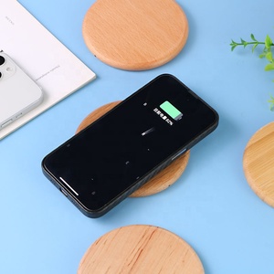 ไม้ไผ่วอลนัท15W เครื่องชาร์จโทรศัพท์ไร้สายสำ<span class=keywords><strong>ห</strong></span>รับ iPhone และ Samsung - Product Image 2