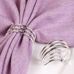 แหวนรัดผ้าเช็ดปากรูปกระต่ายสไตล์อเมริกันชุบทองเหลืองสำหรับงานแต่งงาน ขายส่งตามสั่ง มีสินค้าในสต็อก สำหรับร้านอาหาร - Product Image 3