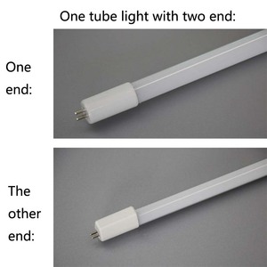 Prix usine Tubes LED <span class=keywords><strong>T5</strong></span> G5 18W 4FT 3000K <span class=keywords><strong>6500K</strong></span> pour remplacement d'ampoules fluorescentes, type B, avec balast bypass et alimentation double extrémité - Product Image 2