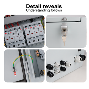 A & b <span class=keywords><strong>HA</strong></span>-18WAY 18-तरफा वितरण बॉक्स (सर्किट ब्रेकर फ्यूज सर्व रक्षक सहित) अनुकूलन उपलब्ध 500vdc - Product Image 4