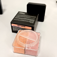 Poudre Libre Bicolore Hu – Fixateur de Maquillage Lisse, Résistant à l'Eau et à la Transpiration, Longue Tenue
