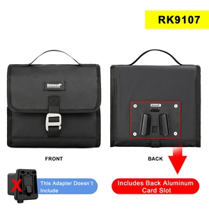 กระเป๋าติดแฮนด์จักรยาน Rhinowalk ของแท้สำหรับจักรยาน <span class=keywords><strong>Brompton</strong></span> พร้อมอะแดปเตอร์ - Product Image 5