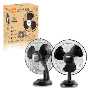 Ventilador de Mesa RAF 2024, Nuevo, Silencioso, Portátil, 3 Velocidades, Negro, 16 Pulgadas, para Dormitorio, Cocina, Hogar - Product Image 2