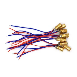 10PCS 5V 650nm 5mW có thể điều chỉnh <span class=keywords><strong>Laser</strong></span> Dot Diode mô-đun Red Sight đồng đầu Mini Con trỏ <span class=keywords><strong>laser</strong></span> - Product Image 5