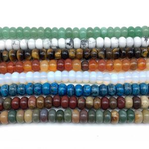 Chaîne de perles <span class=keywords><strong>en</strong></span> pierre naturelle 4 <span class=keywords><strong>mm</strong></span> -14mm cristaux ronds adaptés aux fournitures de fabrication de bijoux à bricoler soi-même - Product Image 6