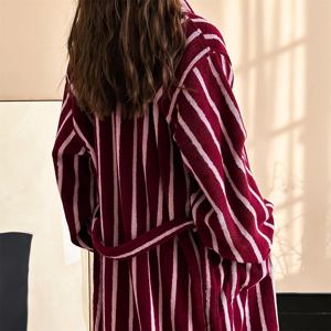 BODHANA Vestaglia Unisex Personalizzata <span class=keywords><strong>in</strong></span> Spugna di <span class=keywords><strong>Cotone</strong></span> per Primavera Estate Autunno, Pigiama da Donna, Accappatoio da Spa, Design Estivo - Product Image 2