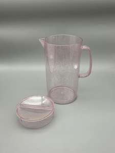 2020 Fábrica al por mayor de grado alimenticio <span class=keywords><strong>1.5L</strong></span> elegante jarra de agua de plástico con logotipo impreso personalizado - Product Image 3