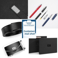 Carnet d'affaires haut de gamme, cadeau pour réunion annuelle d'entreprise, logo personnalisable, couverture en cuir PU premium, bloc-notes