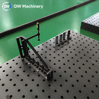 Table de soudage flexible 3D en fonte de qualité industrielle, table de soudage modulaire stable pour le soudage automatisé et manuel