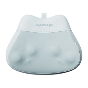 Almohada de masaje con cojín trasero de recarga 16D de vibración de alta frecuencia de amasado humano simulado - Product Image 1