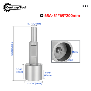 PH65A 30mm <span class=keywords><strong>Hexagonal</strong></span> NOUVEAU DESHI Ciseau de poinçonneuse pour piquets étoilés - Product Image 6
