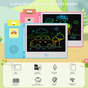 Imparare la macchina Flash card giocattolo parlante Flash card Tablet da disegno per bambini ragazzi ragazze età <span class=keywords><strong>3</strong></span> 4 5 6 anni - Product Image 5