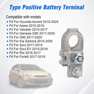 <b>Battery</b> <b>Terminal</b> Connector 91980-3X010 For Hyundai Kia Veloster 2015 2016 2017 Iron Brass YC103021 - Product Image 5