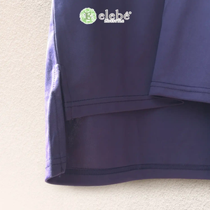 Blusa Elebe Navy O-Neck Regular Fit para mujer, material de primera calidad, proveedor de diseño sin hierro, camisa de gran tamaño en Malasia - Product Image 4