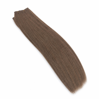 Extensions de cheveux naturels 100% Remy Double Drawn, tissage Genius Weft noué à la main, invisible, pour femmes, vente en gros, personnalisable