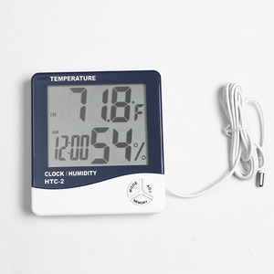 Kỹ thuật số trong nhà & Ngoài trời LCD Nhiệt kế ẩm kế với hẹn giờ Cáp HTC-2 - Product Image 4