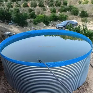 Équipement d'aquaculture en acier ondulé galvanisé SquareHot-Auge de réservoir d'eau chaude pour une agriculture efficace - Product Image 1