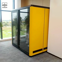 Espace de travail mobile personnalisé Hansom, cabine de bureau, cabine d'étude, stand de bureau intérieur
