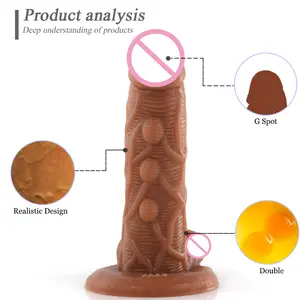 Faak Groothandel 20.4Cm Grote Rubberen Penis Realistische Zachte Siliconen Dildo Met Sucker Dier Riem Op Dildo Sex Shop