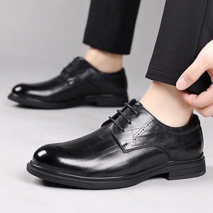 Zapatos Formales de Negocios de Cuero Genuino para Hombre, Estilo Británico, Zapatos de Vestir Premium para Hombre, Adecuados para el Trabajo y Bodas - Product Image 5