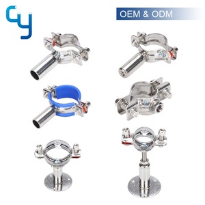 Support de tuyau hexagonal en acier inoxydable, serrage flexible pour pipeline - Product Image 5