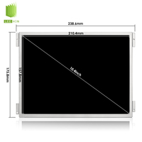 AUO G104XVN01.0 10.4 Inci 1024x768 XGA 470 Nits 30 Pin LVDS 3000 hingga 1 Kontras Modul LCD TFT